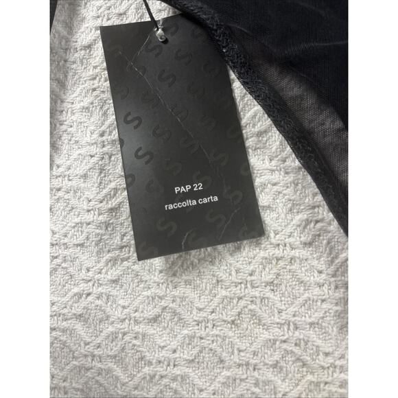 SHEIN SXY Women's Small Long Sleeve Snap Leotard - Black sexy top club - Picture 12 of 13